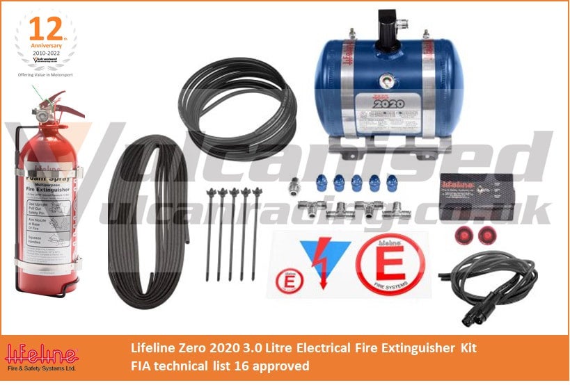 Lifeline Zero2020 Mechanical With Handheld Fire Extinguisher Rally