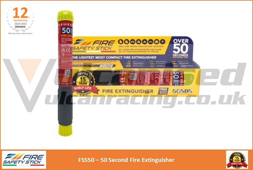 Fire Safety Stick 50 Seconds | Vulcan Racing Offering Value In Motorsport